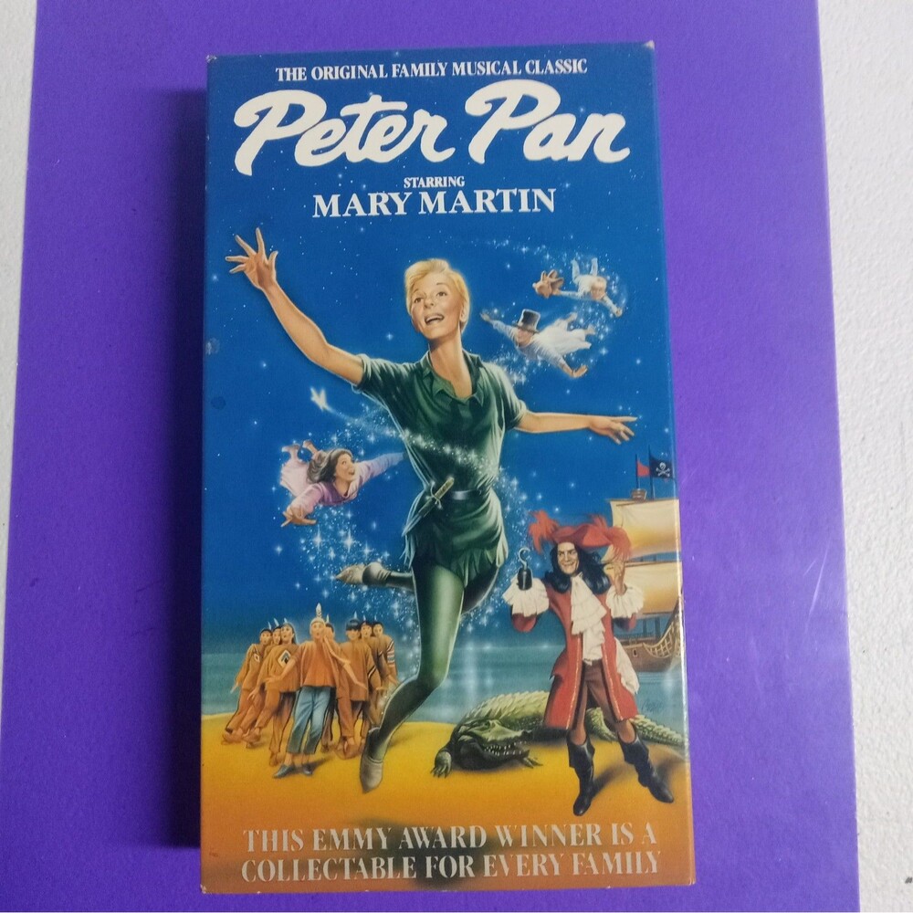 Goodtimes Peter Pan VHS Starring Mary Martin - Classic Family Musical 1990
